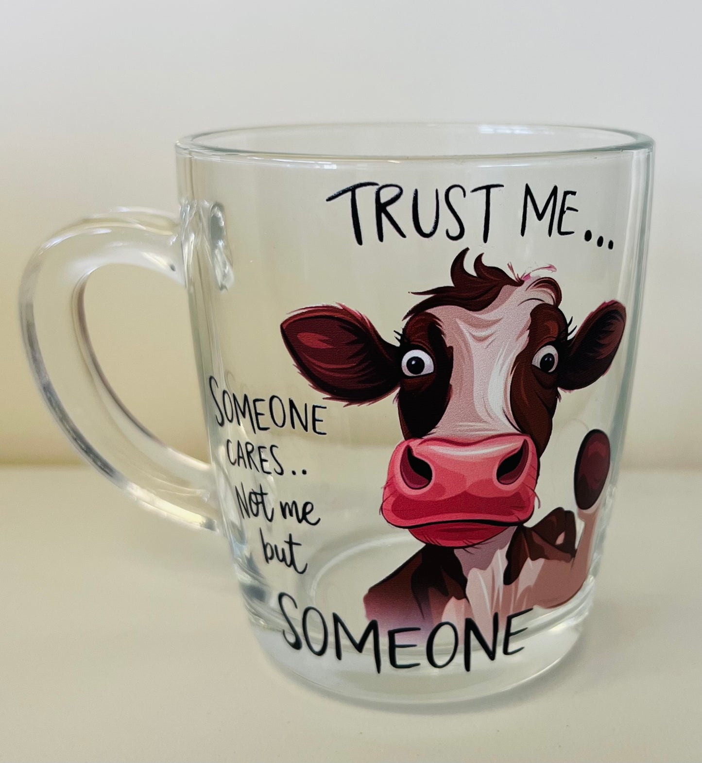 Cow Glass Mug
