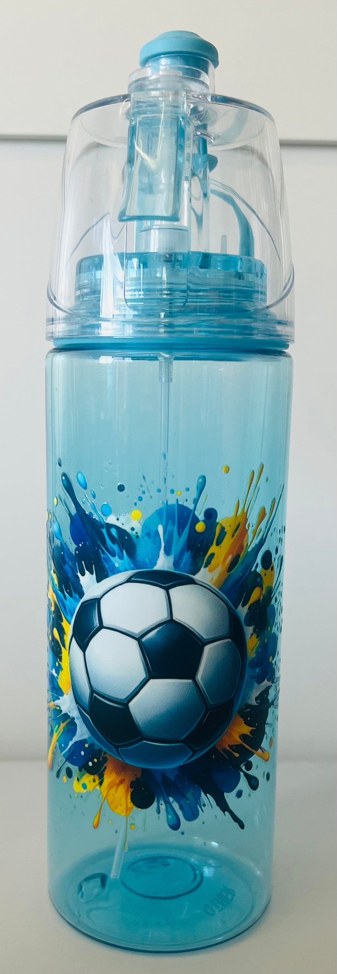 Football Spray Water Bottle