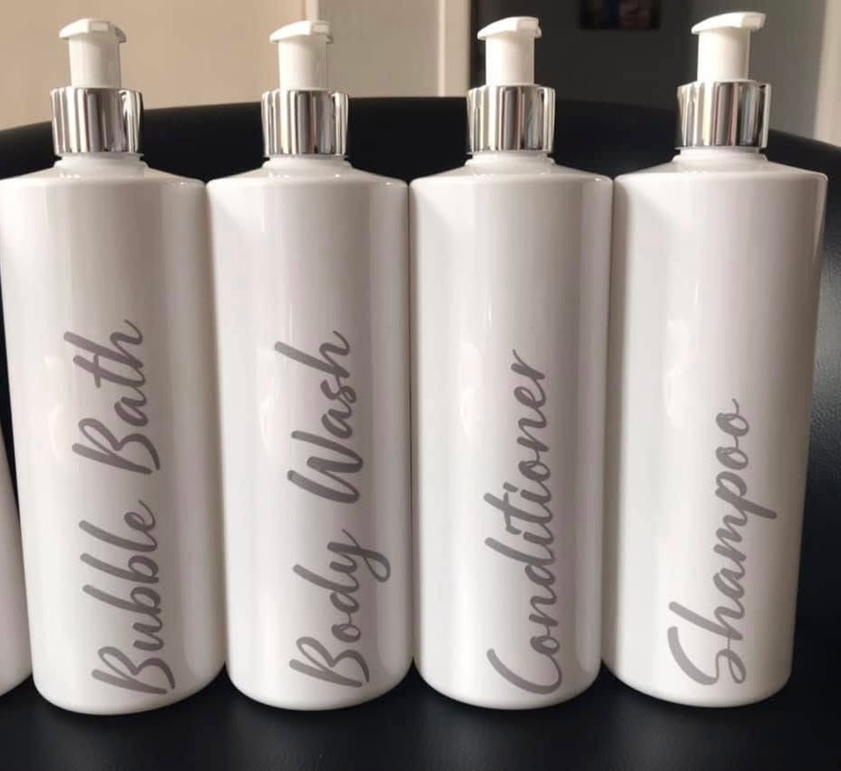 Bathroom bottles