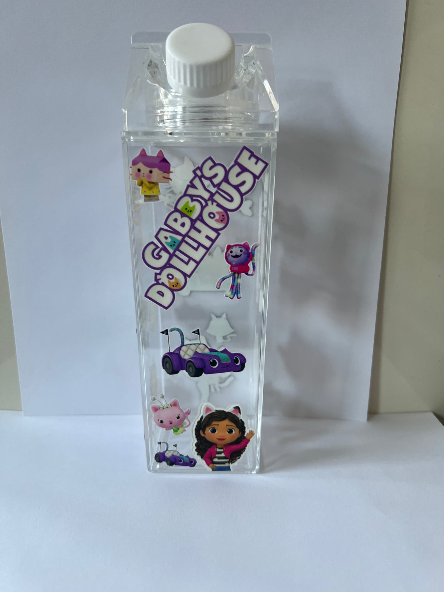 Gabby’s Doll House Milk Carton Water Bottle