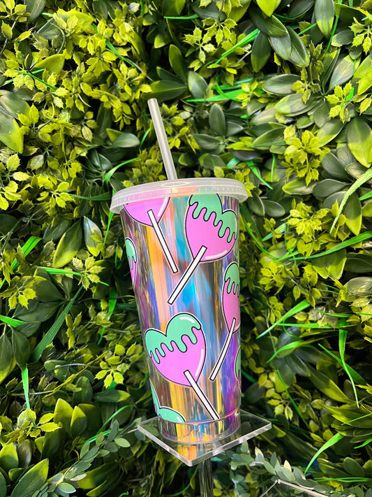 24oz Tumbler, Lollipops