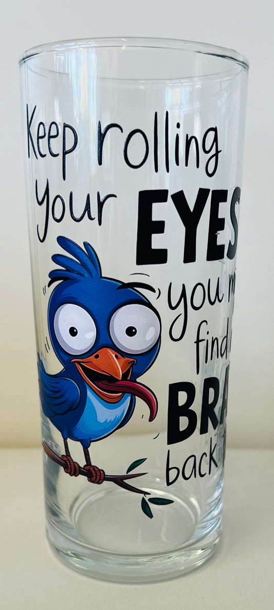 Bird Glass Cup