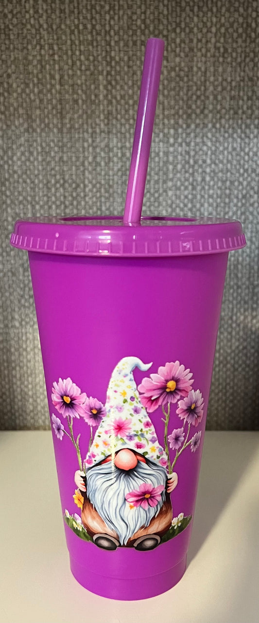 24oz Tumbler, Purple Spring Gonk