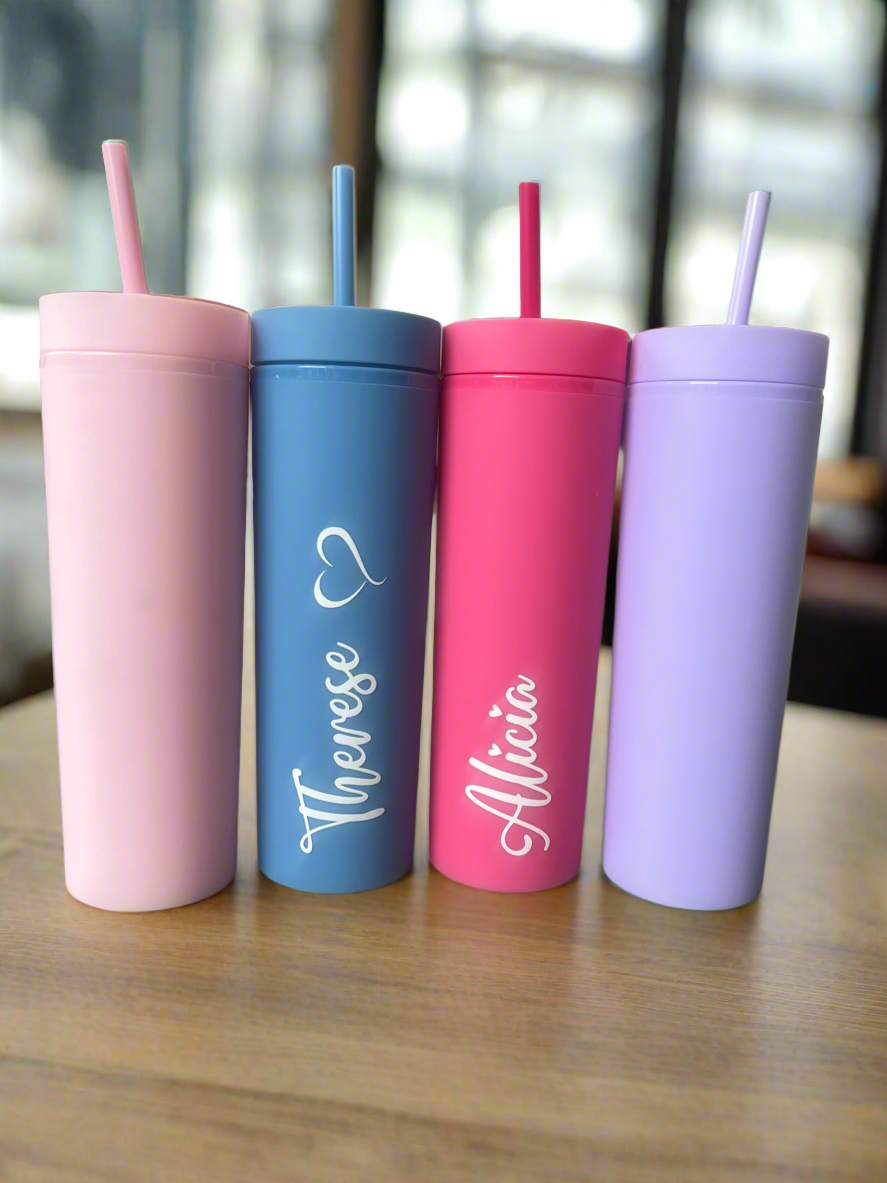 16oz Skinny Tumbler, Personalised