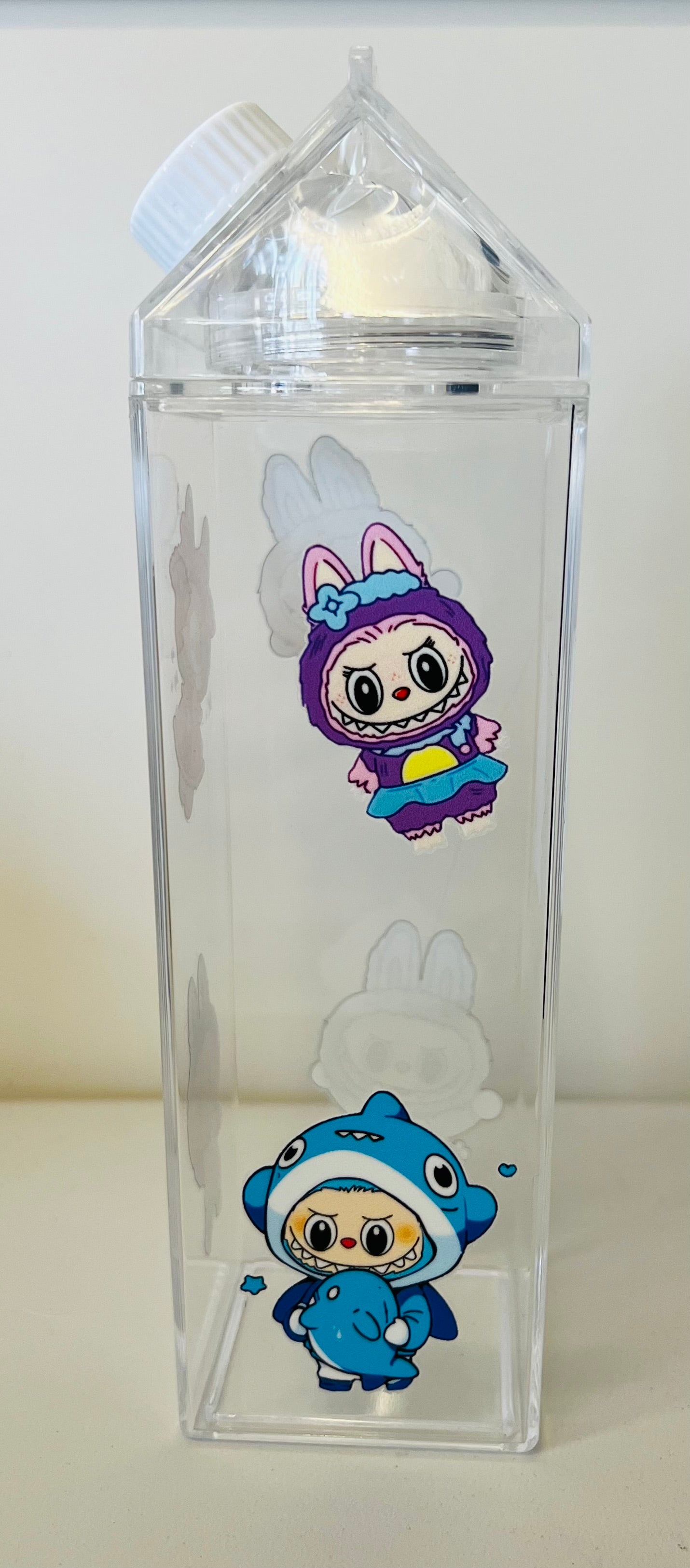 Labubu Milk Carton Water Bottle