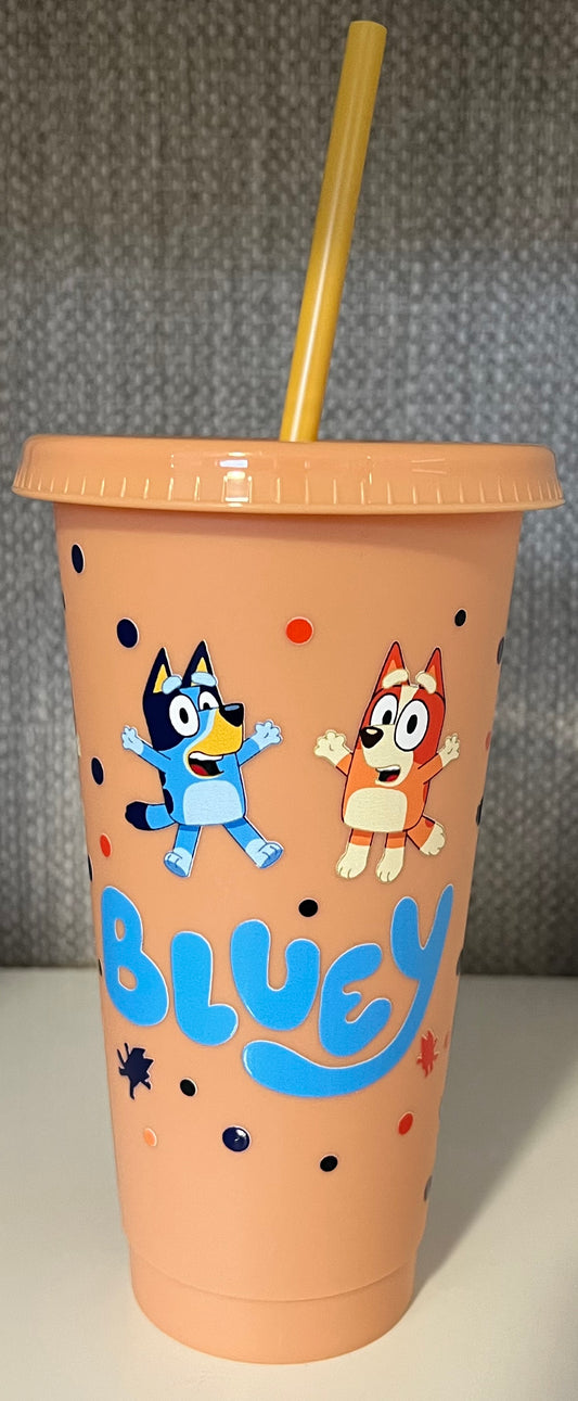 24oz Tumbler, Bluey