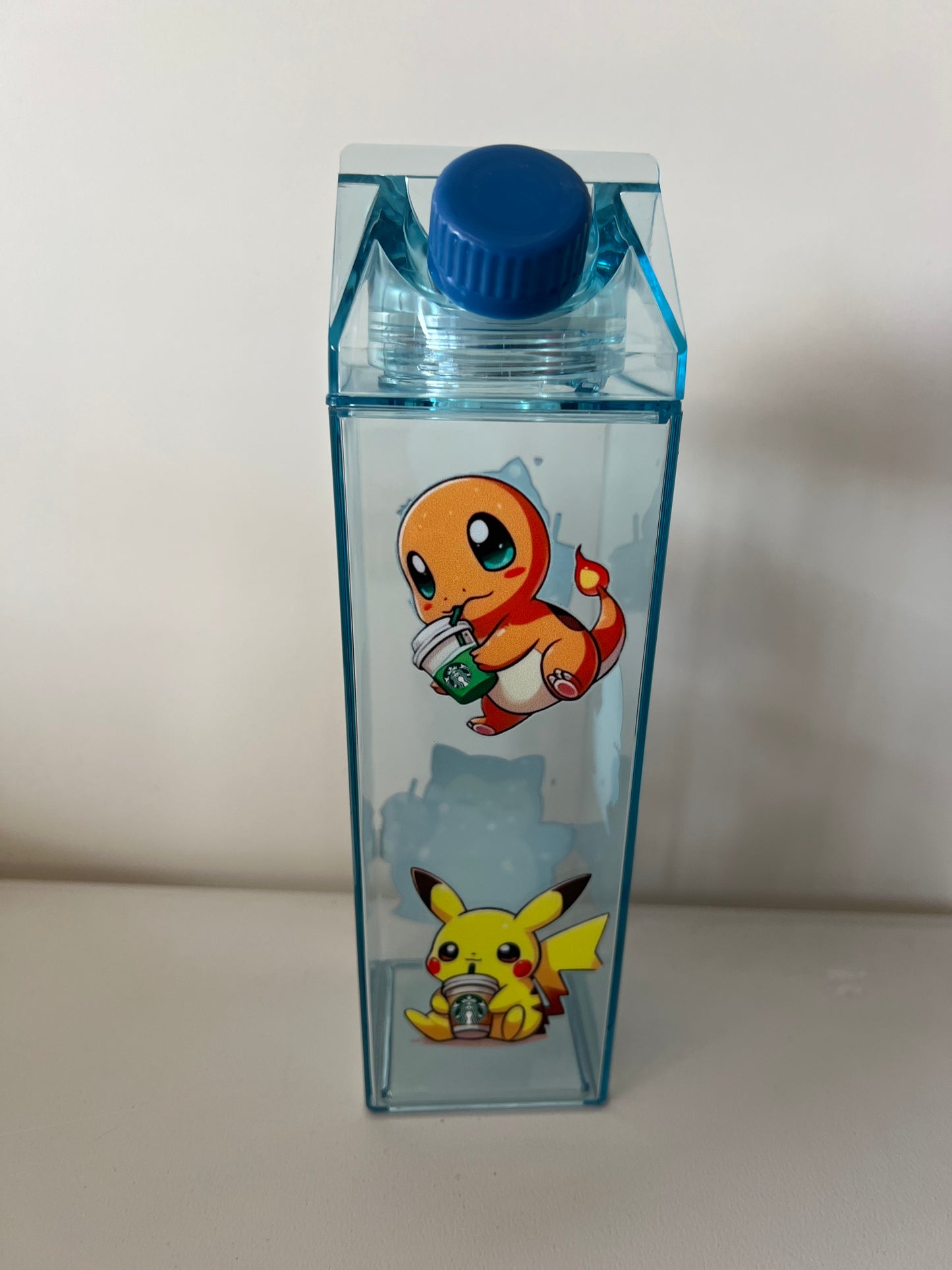 Pokemon Milk Carton Water Bottle