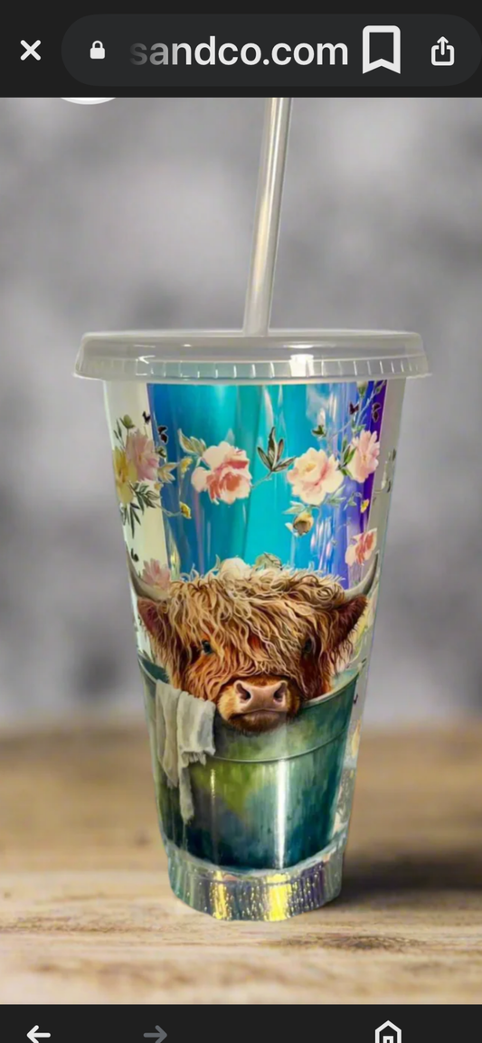 Highland Cow Tumbler