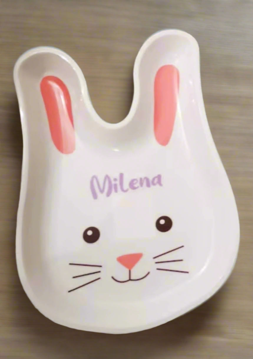 Personalised Bunny plate