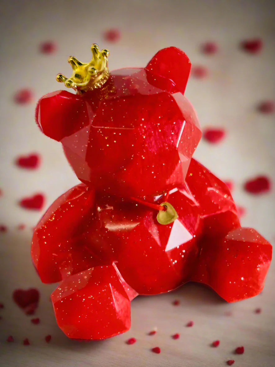 Resin Teddy Bear - Crown