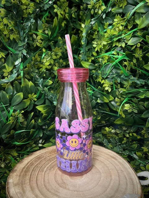 Sassy Little Thing Bottle with straw